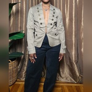 Trina Turk Military Style Jacket Sz:Small